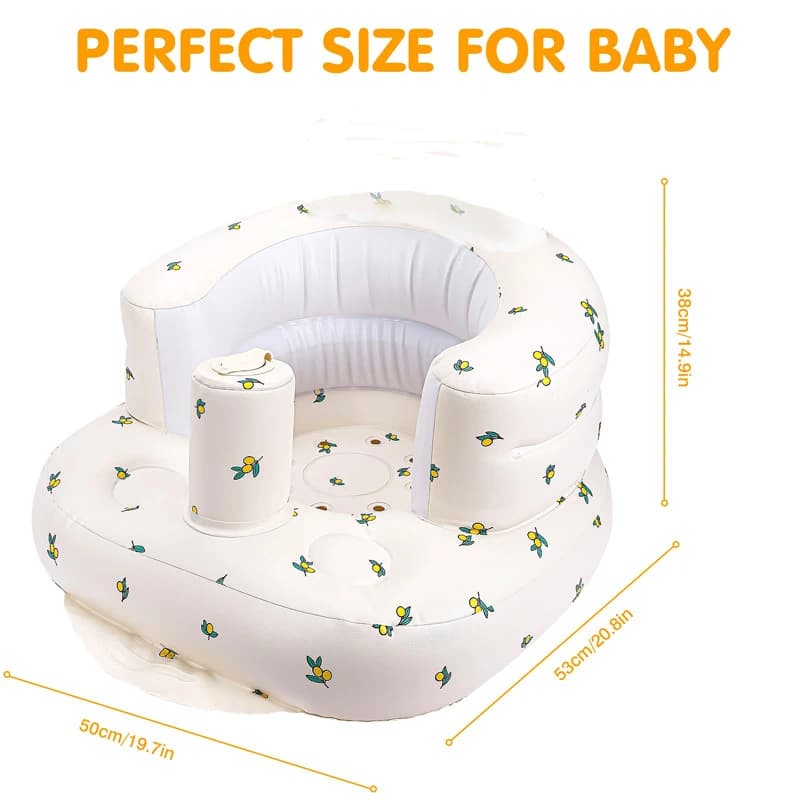 Dmuchana sofa dla niemowląt 3m+ z pompką 👶